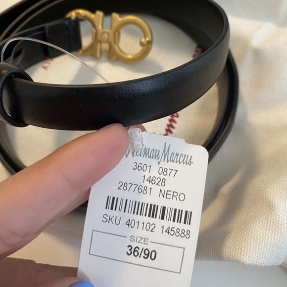 Salvatore Ferragamo double gancio belt